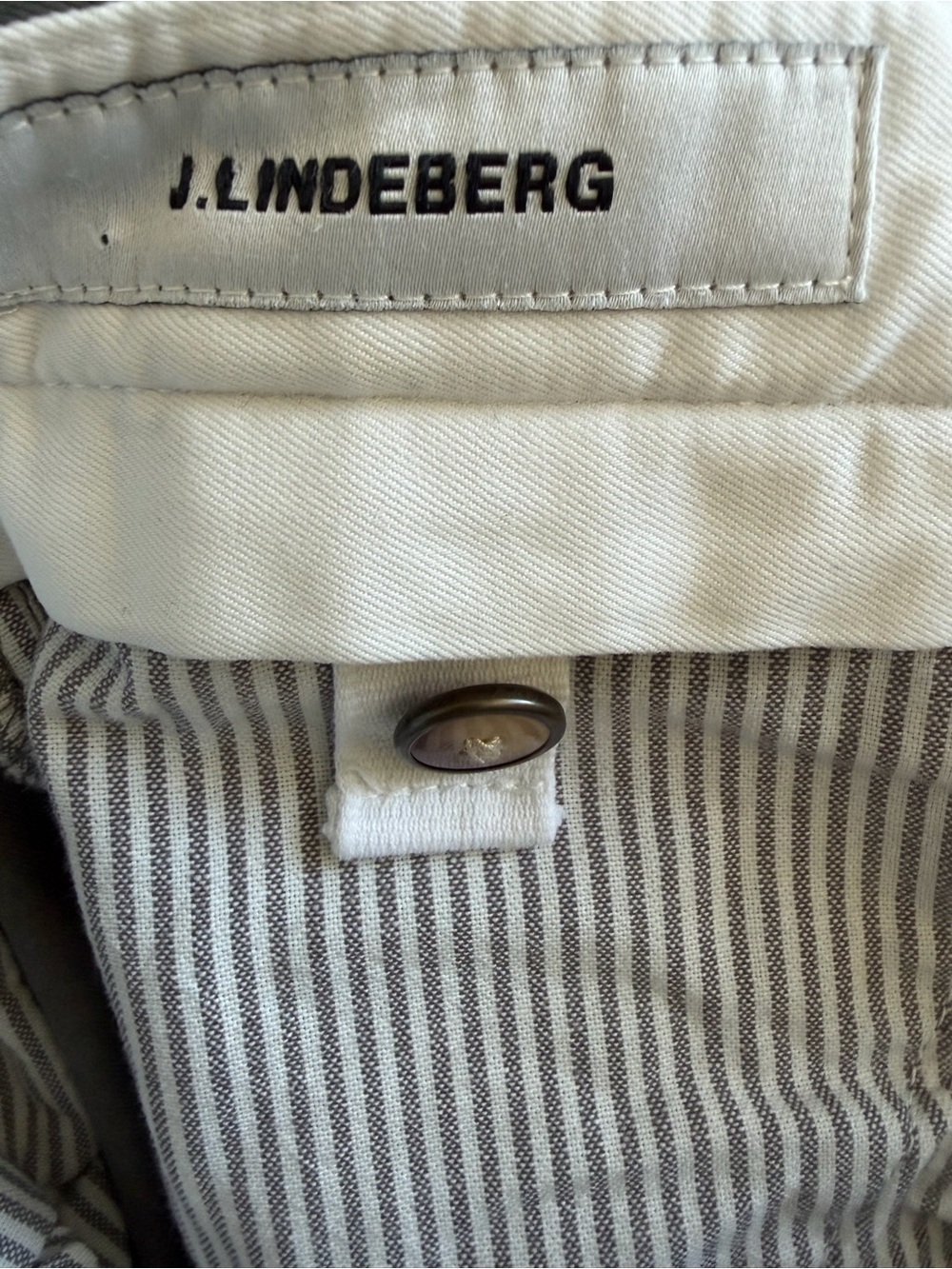 J Lindberg Khaki green straight leg Brushed Twill Cotton Chino Pants, 31x32 - Picture 8 of 10